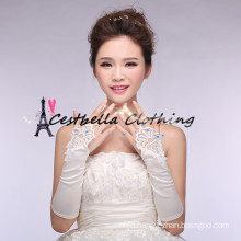 Great Low Price Fingerless elbow satin formal white wedding bridal glove